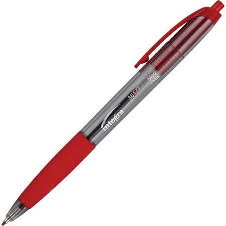 Stylos à bille rétractable rouge