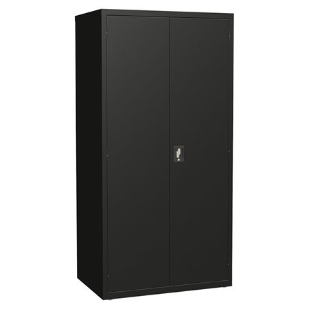 Armoire de rangement de la série Fortress 24 x 36 x 72 po. (5 tablettes0 noir