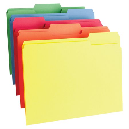 Coloured File Folders Letter size assorted colours