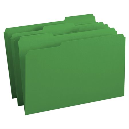 Coloured File Folders Legal size green