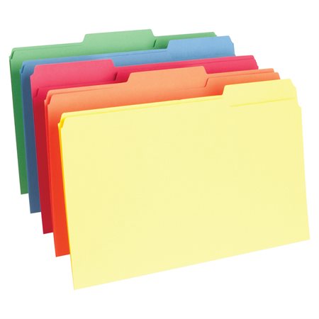 Coloured File Folders Legal size assorted colours