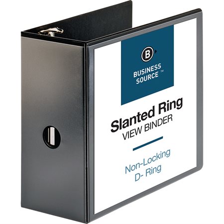 Slant Ring View Binder 5 in. black