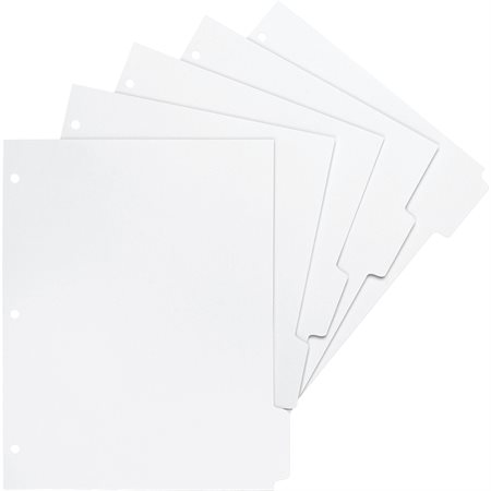 Print-On Tab Dividers  Xerox 5090 double reverse collated 3-hole punched