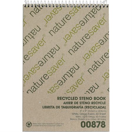 Bloc-notes sténo recyclé