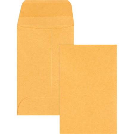 Enveloppe pour pièces de monnaie #1. 2-1 / 4 x 3-1 / 2 po, 20 lb