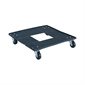 Chariot de chaise empilable robuste 23''L x 23''P x 4''H Noir