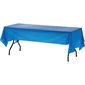 Genuine Joe Disposable Table Cover Rectangle - 54” x 108” blue