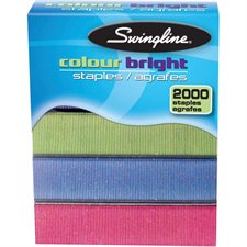 Agrafes standards de couleur