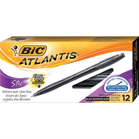 Atlantis® Stic Ballpoint Pens black