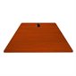Tucana Conference Table Trapezoid Table Top, 48 x 24" henna cherry