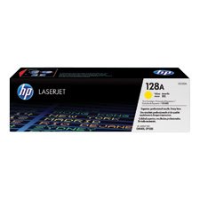 HP 128A Toner Cartridge Single cartridge yellow