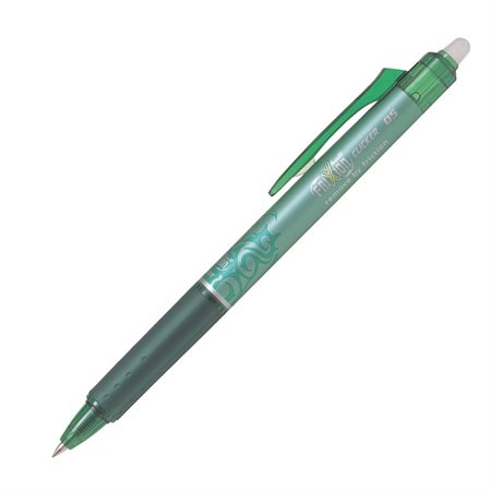 Stylo à bille roulante rétractable effaçable FriXion® Clicker 0,5 mm vert