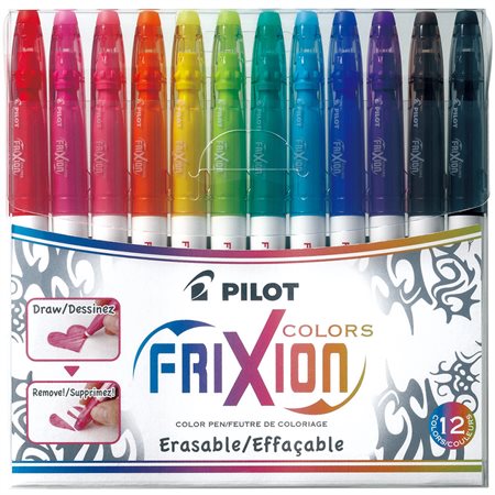 Marqueurs à colorier effaçables FriXion® pqt 12