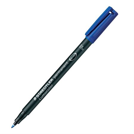 Lumocolor® Permanent Marker Fine Tip. 0.6 mm blue