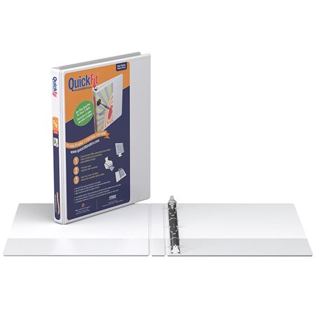 QuickFit® Presentation Binder 5 / 8 in. white