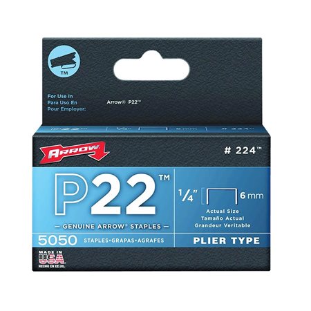 Agrafes P22™ 1 / 4”