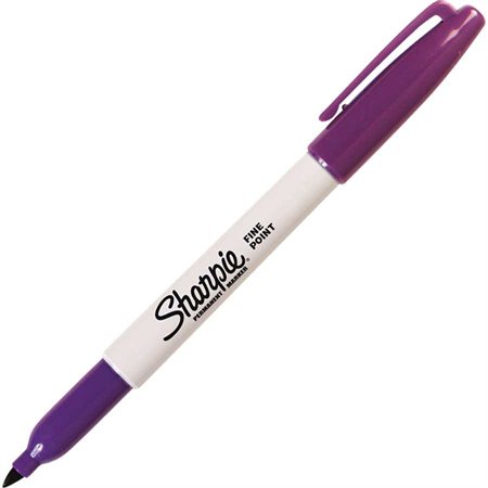 Marqueur fin Sharpie® Vendu à l'unité pourpre