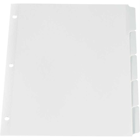 Write-On Index Dividers 5 tabs