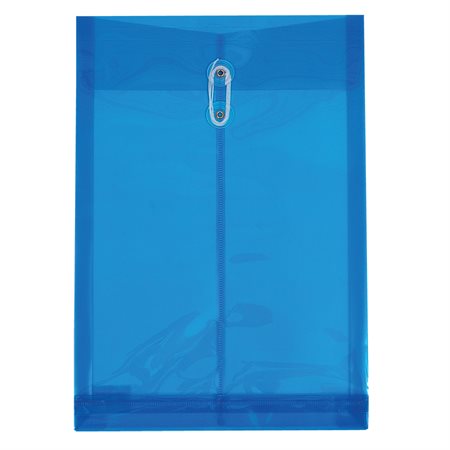 Translucent Polyethylene Envelope 9-3 / 4 x 13-1 / 2 in. Vertical opening. blue