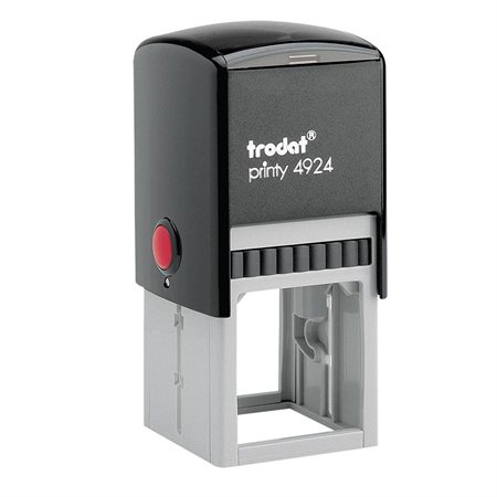 Printy Self-Inking Custom Stamp 4924 - 1-5 / 8" x 1-5 / 8" - max. 8 lines.