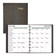 MiracleBind™ Monthly Diary (2025) CoilPro hard cover 9-1/4 x 7-1/4 in.