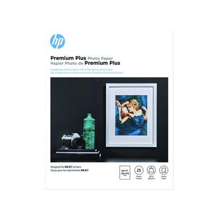 Premium Plus Photo Paper letter pkg 25