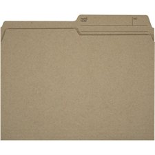 Reversible Kraft File Folders Box of 100 letter size