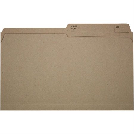 Reversible Kraft File Folders Box of 200 legal size