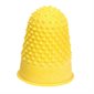 Doigtiers en caoutchouc Offix® Grand, 3 / 4 po. (2) jaune