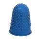 Doigtiers en caoutchouc Offix® Moyen, 11 / 16 po. (1) bleu