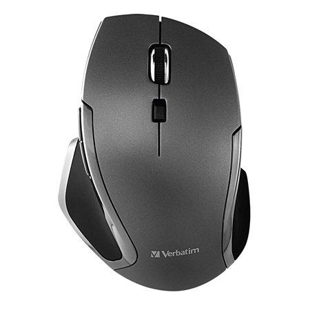 Souris sans fil Deluxe à 6 boutons graphite