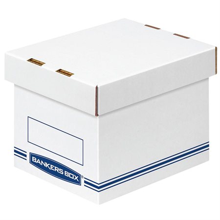EZ-STOR Storage Box with Removable Lid Small, 6-1 / 2 x 6-1 / 2 x 9"