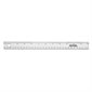 Transparent Rigid Plastic Ruler 300 mm metric /  12"