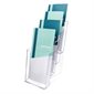 Docuholder™ Literature Holder For leaflets. 4 comp. 4.87 x 8 x 10"H.