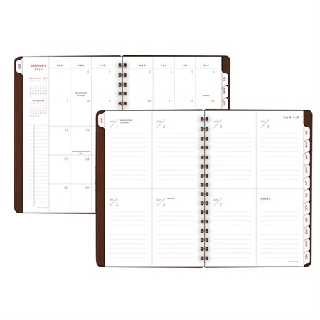 AGENDA HEB.5.75X.8.5YOPRO BRUN