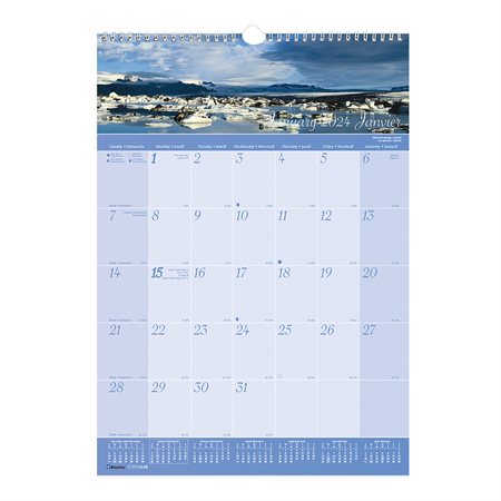 World Scenes Wall Calendar (2025)