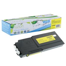 Cartouche de toner compatible (Alternative à Dell C2660/C2665) jaune