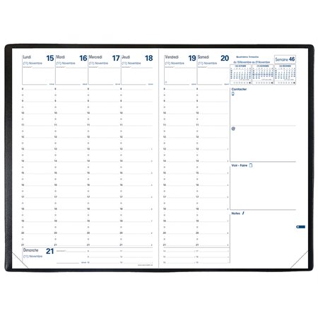 Ministre Weekly Diary (2025) Refill only French