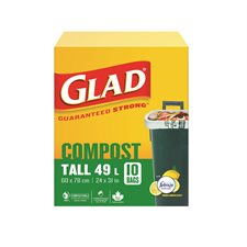 Tall 100% Compostable Garbage Bags