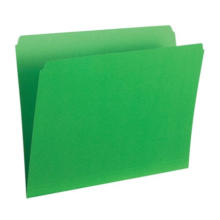 Coloured File Folders Letter size green