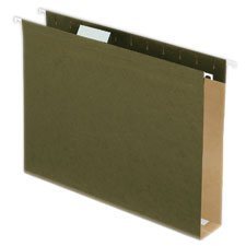 Extra Capacity Hanging File Folders with Box Bottom 2” letter size