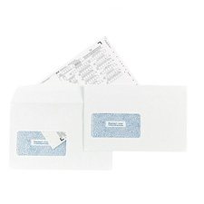 White window envelope for "T-4" slips Single window