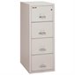 Fireproof Vertical File 4 drawers. 52-3 / 4 in. H. platinum