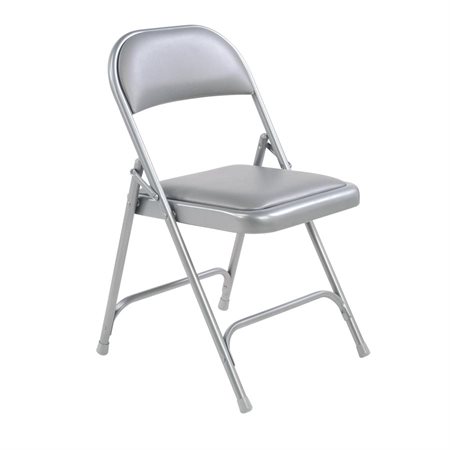 Steel Folding Chair silver