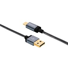 Câble de chargement / synchronisation pour appareils Micro USB noir