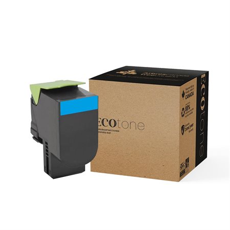 Remanufactured Toner Cartridge (Alternative to Lexmark 801H) cyan