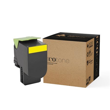 Remanufactured Toner Cartridge (Alternative to Lexmark 801H) yellow