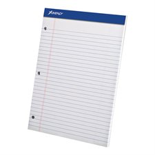 White Perforated Paper Pad ruled