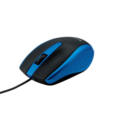 Souris filaire optique Notebook bleu