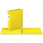 Reliure indispensable avec anneaux ronds 1-1 / 2 po. jaune